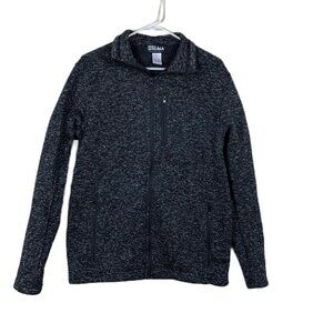 WFS Element Gear Men’s Gray Sweater Jacket - Size Large